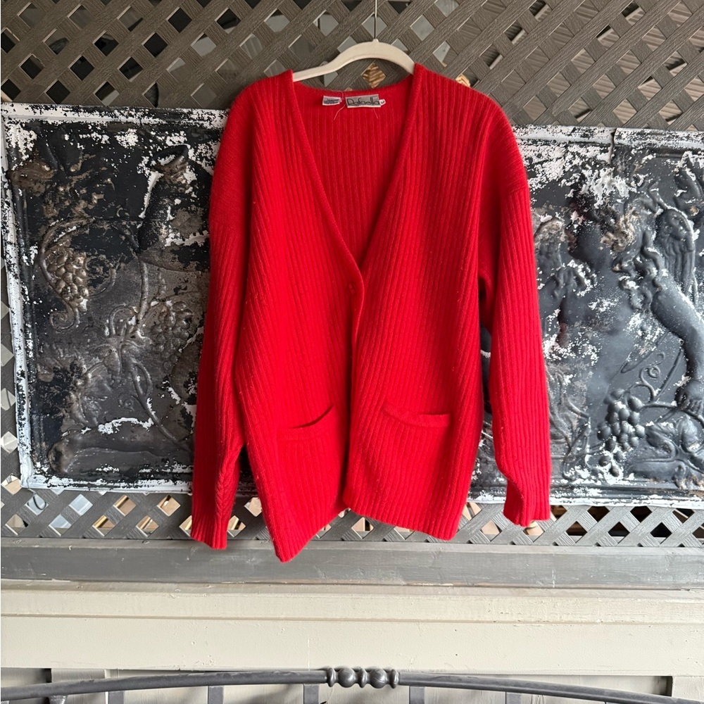 Rafaella Vibrant Red Women's Cardigan